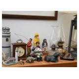 Home Decor, Oil Lamps, Figurines, Seashells