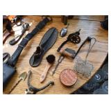 Primitive Tools & Utensils, Shoe Forms, Etc.
