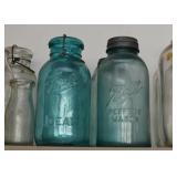 Aqua Blue Ball Jars