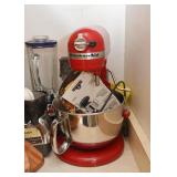 Red KitchenAid Stand Mixer