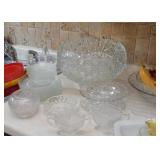Glassware & Crystal (Punch Bowl, Plates, Bowls, Serving Pieces)