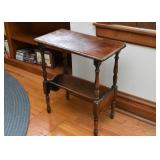 End Table with Turned Legs