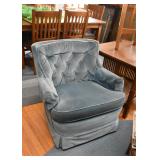 Pair of Vintage Tufted Armchairs