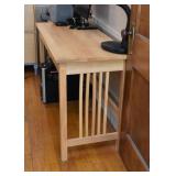 Light Wood Mission Style Computer Desk