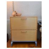 Light Wood File Cabinet