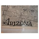 Historical Pictorial Map of Arizona