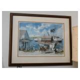 Charles Peterson Watercolor Print (Americana), "Ephraim Summer"