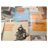 Books, Magazines, Photos, Booklets, Pamphlets, Ephemera (on the topic of Trains, Cars & Photography)