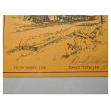 South Shore Line Drawing by David Tutwiler