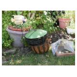 Garden Planters, Pots, Hanging Planters, Bird Feeders