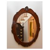 Large Oval Wall Mirror