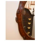 Large Oval Wall Mirror