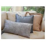 Throw Pillows  (The blue/gray pillows are SOLD)
