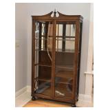 Vintage Cabinet / Bookcase / Display Case (with plexiglass doors)