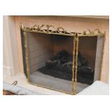 Brass Fireplace Screen