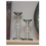 Glass Candle Holders