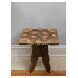 Carved Wood Pedestal