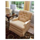Pair of Tufted Recliner Armchairs