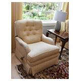 Pair of Tufted Recliner Armchairs