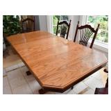 Kitchen Table with 6 Chairs (2 Tone Wood)