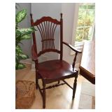 Kitchen Table with 6 Chairs (2 Tone Wood)