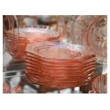 Pink Depression Glass 