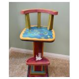 Pub Table & 4 Chairs by Sticks (Four Seasons Theme with Quotes, each chair is different)