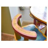 Pub Table & 4 Chairs by Sticks (Four Seasons Theme with Quotes, each chair is different)