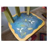 Pub Table & 4 Chairs by Sticks (Four Seasons Theme with Quotes, each chair is different)