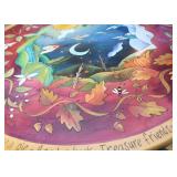 Pub Table & 4 Chairs by Sticks (Four Seasons Theme with Quotes, each chair is different)