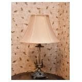 Crystal & Metal Table Lamp
