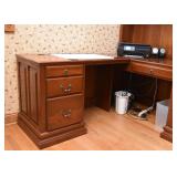 Corner Office Desk with Hutch
