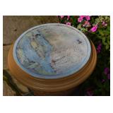 Garden Planters (This has been made into a side table with a decorative, painted top)