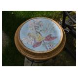 Garden Planters (This has been made into a side table with a decorative, painted top)