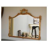 Ornate Gold Framed Wall Mirror 