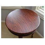 Carved Wood Accent Table