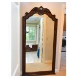 Large Wood Framed Floor Mirror