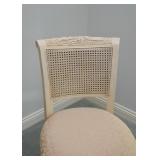 Pretty Vanity with Triple Mirror & Chair