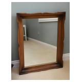 Wood Framed Wall Mirror