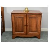 Pair of Wood Nightstands / End Table Cabinets