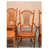 6 Wooden Kitchen Chairs