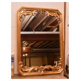 Gold Framed Wall Mirror