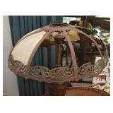Slag Glass Table Lamp (needs repair)