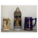 German Beer Stein, Beer Mugs
