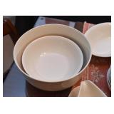 White Dinnerware Set / Dishes (Unmarked)
