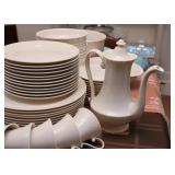 White Dinnerware Set / Dishes (Unmarked)