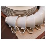 White Dinnerware Set / Dishes (Unmarked)