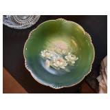Vintage Hand Painted China Bowl (Water Lilies)