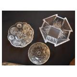 Crystal & Glassware (Vases, Pitchers, Dishes, Candlesticks, Bowls, Platters, Plates, Etc.)