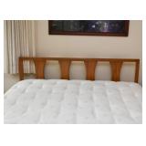 Mid Century Modern Full-Size Headboard and Bed Frame
